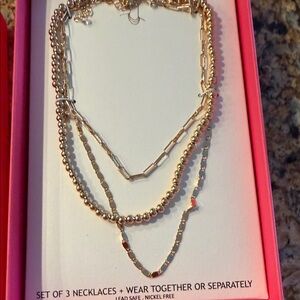 House of Harlow 1960 3 necklace set